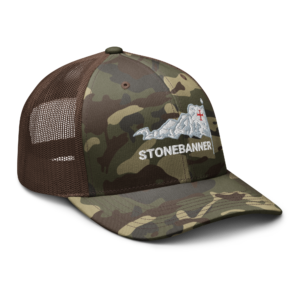 STONEBANNER Camouflage trucker hat