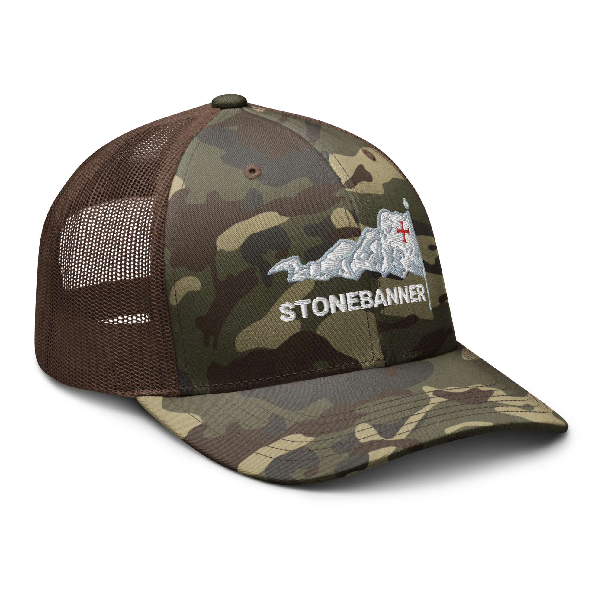 STONEBANNER Camouflage trucker hat