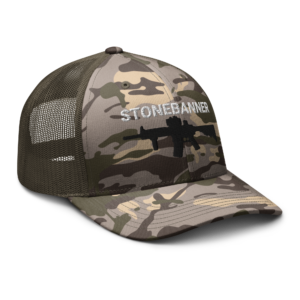 Camouflage trucker hat