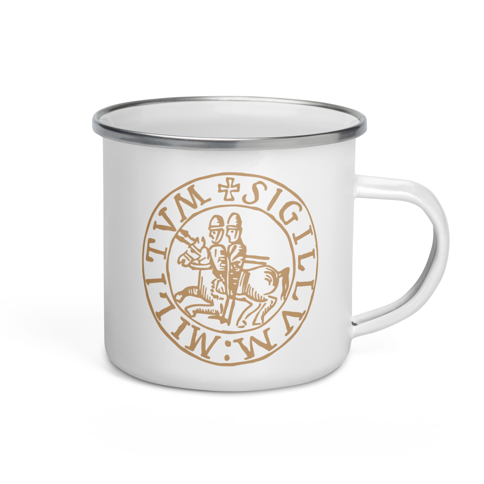 Templar Seal Enamel Mug