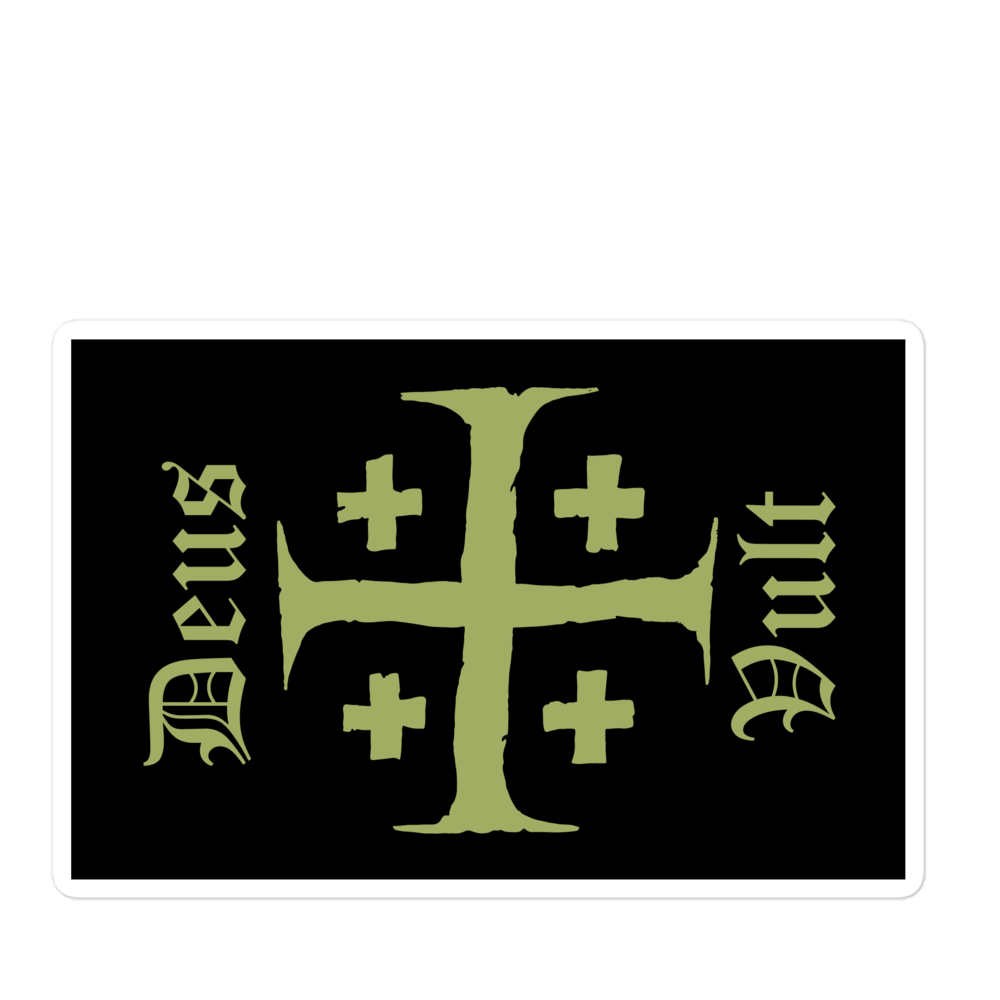 Jerusalem Deus Vult sticker