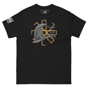 Victory or Death Spartan T-shirt - Black