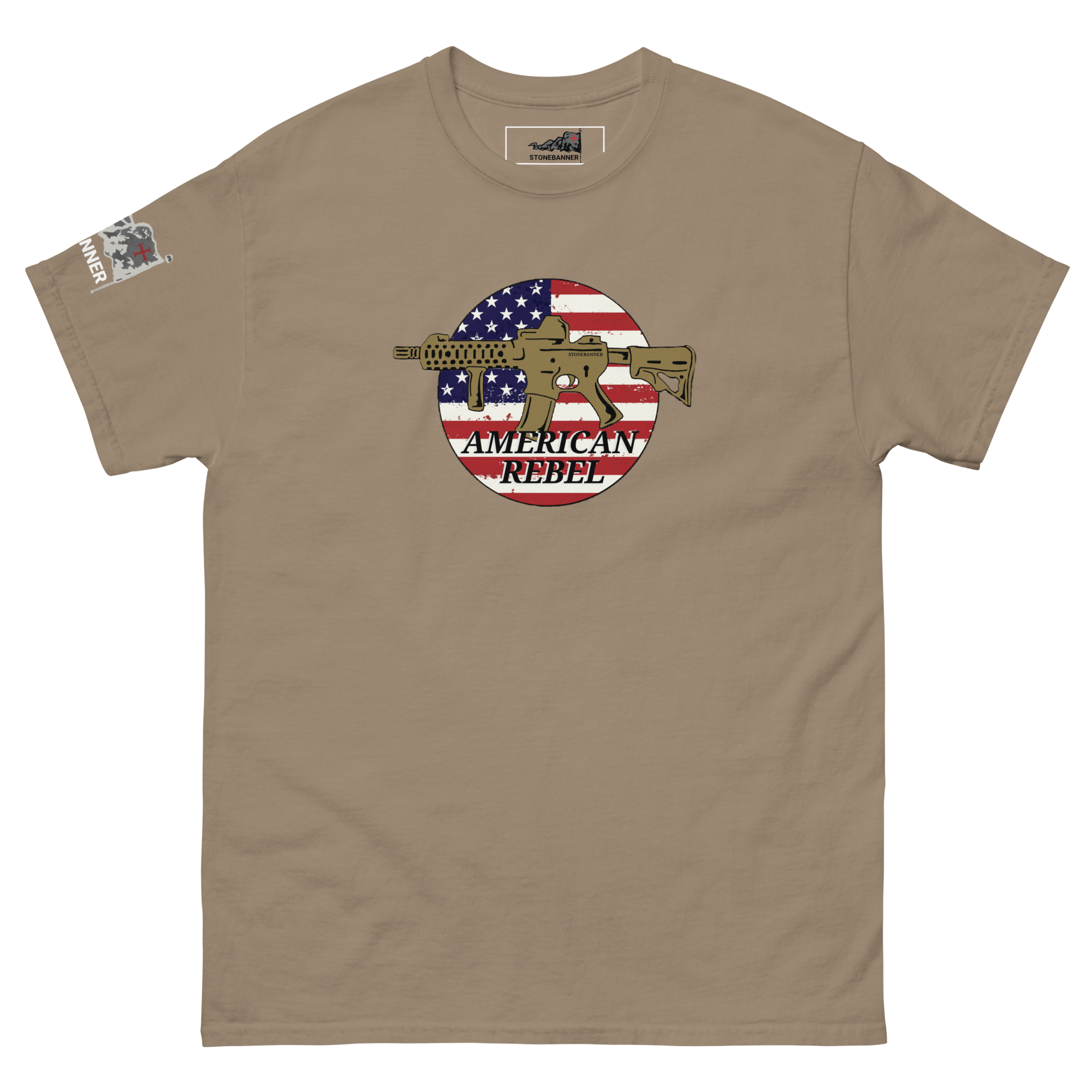 American Rebel Tee - Brown Savana