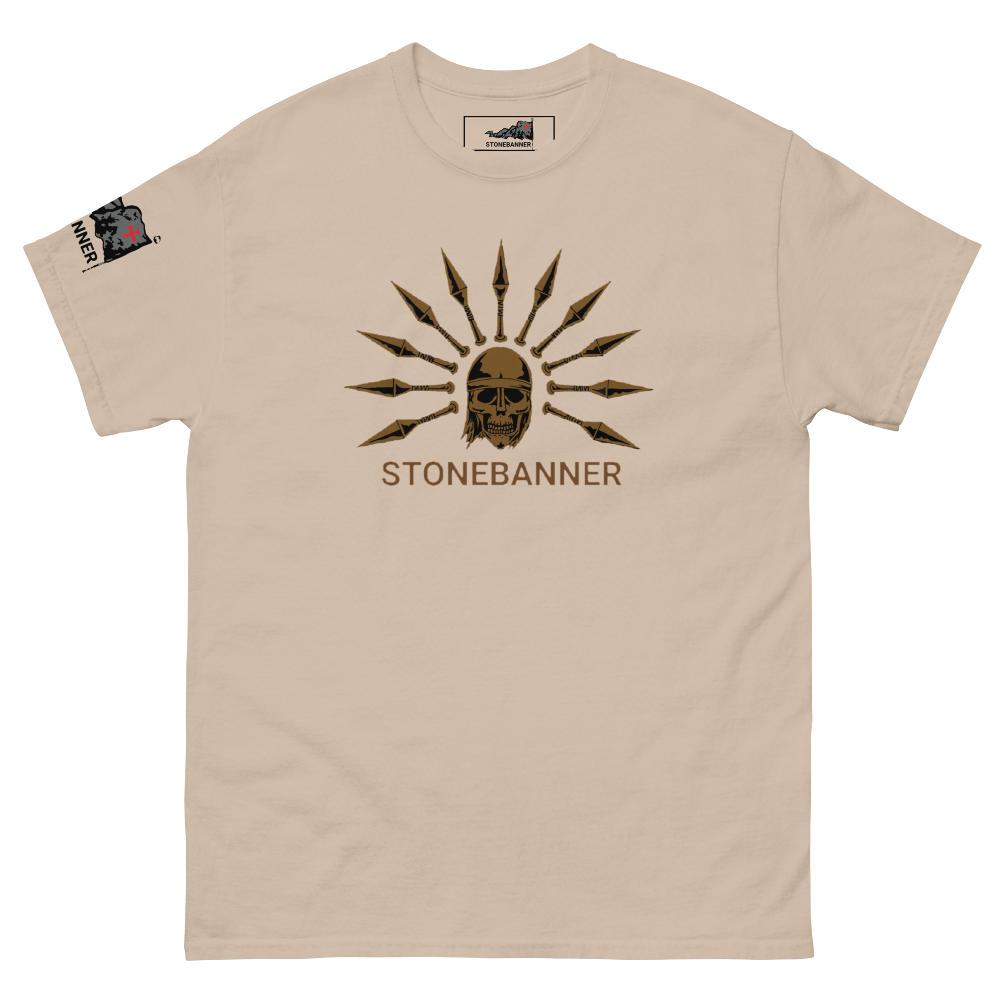 STONEBANNER Skull Tee - Sand