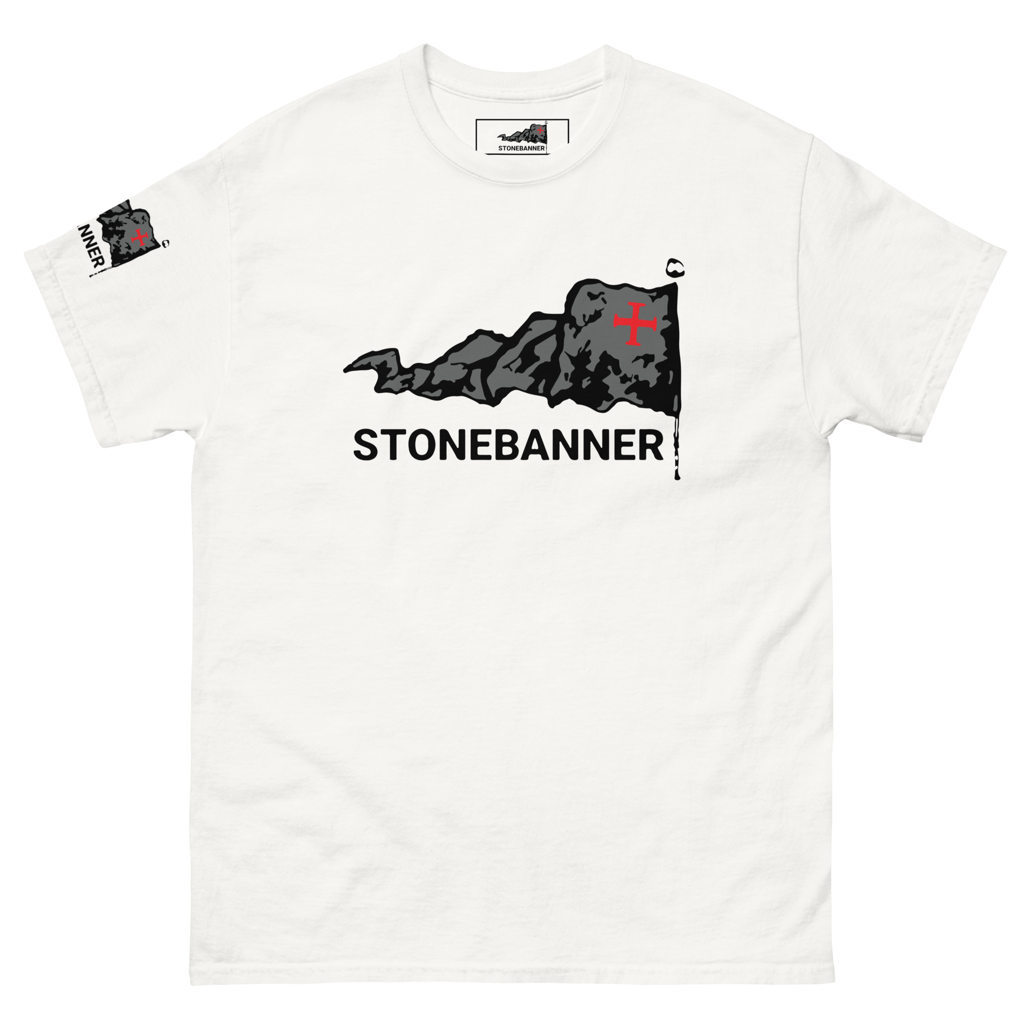 STONEBANNER Classic tee - White
