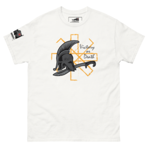 Victory or Death Spartan T-shirt - White