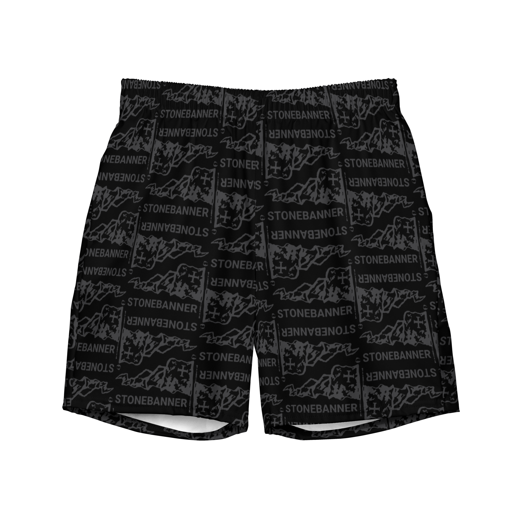 SB Men's swim trunks Black & Gray