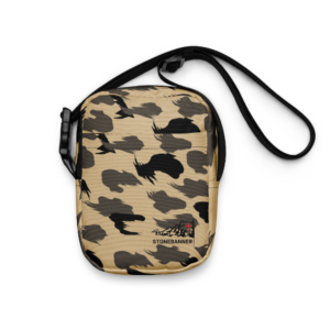 Tan Camo Utility crossbody bag