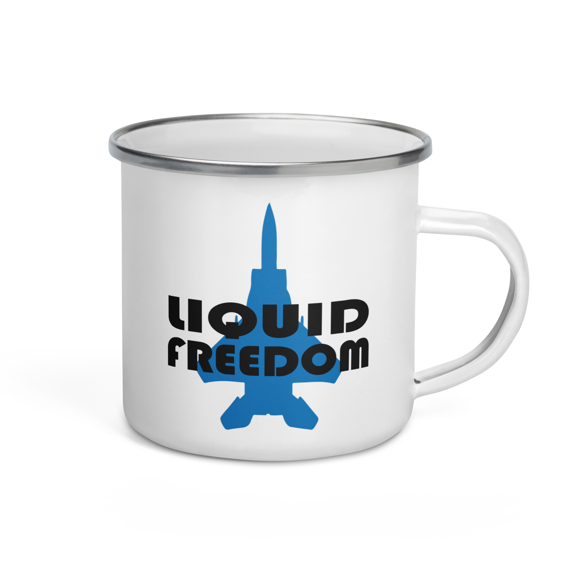 Liquid Freedom Enamel Mug