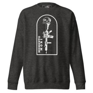 Memento Mori Premium Sweatshirt - Charcoal Heather