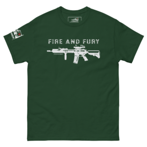 Fire and Fury Tee - Forest Green
