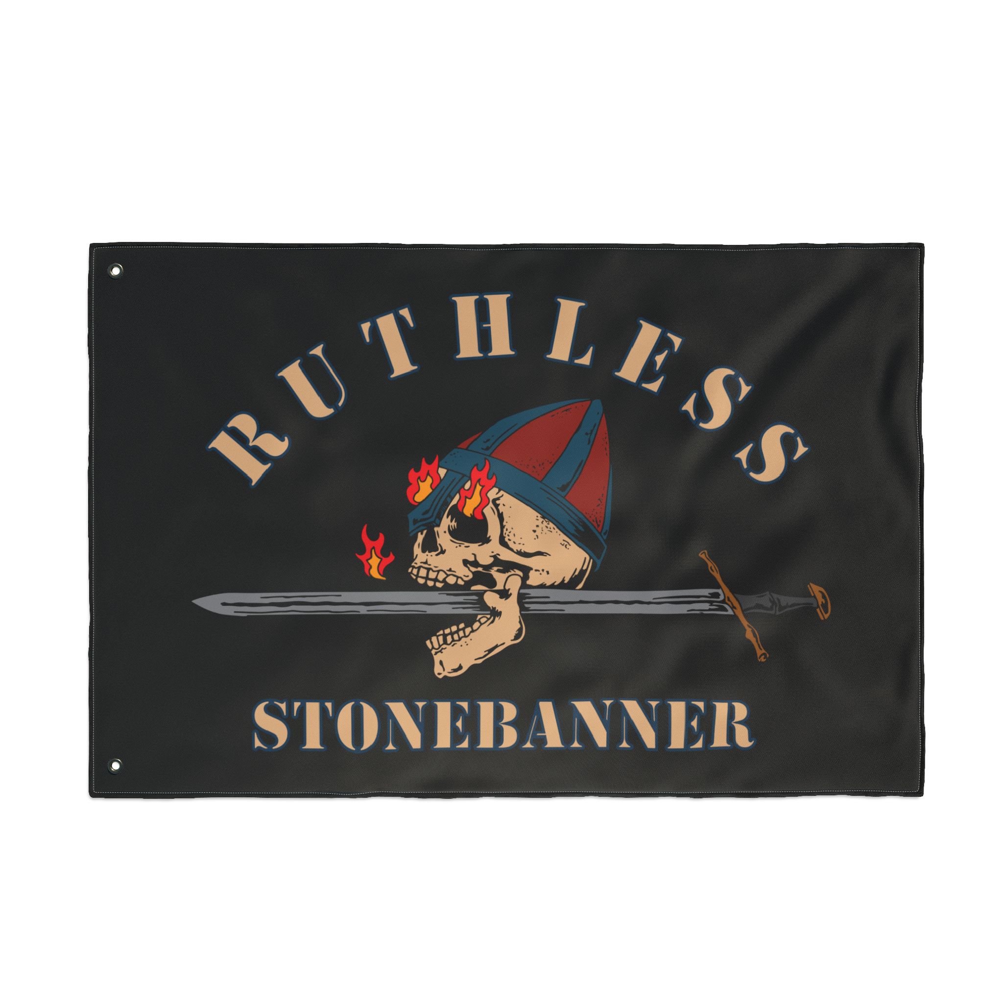 Ruthless Stonebanner Double Sided Flag