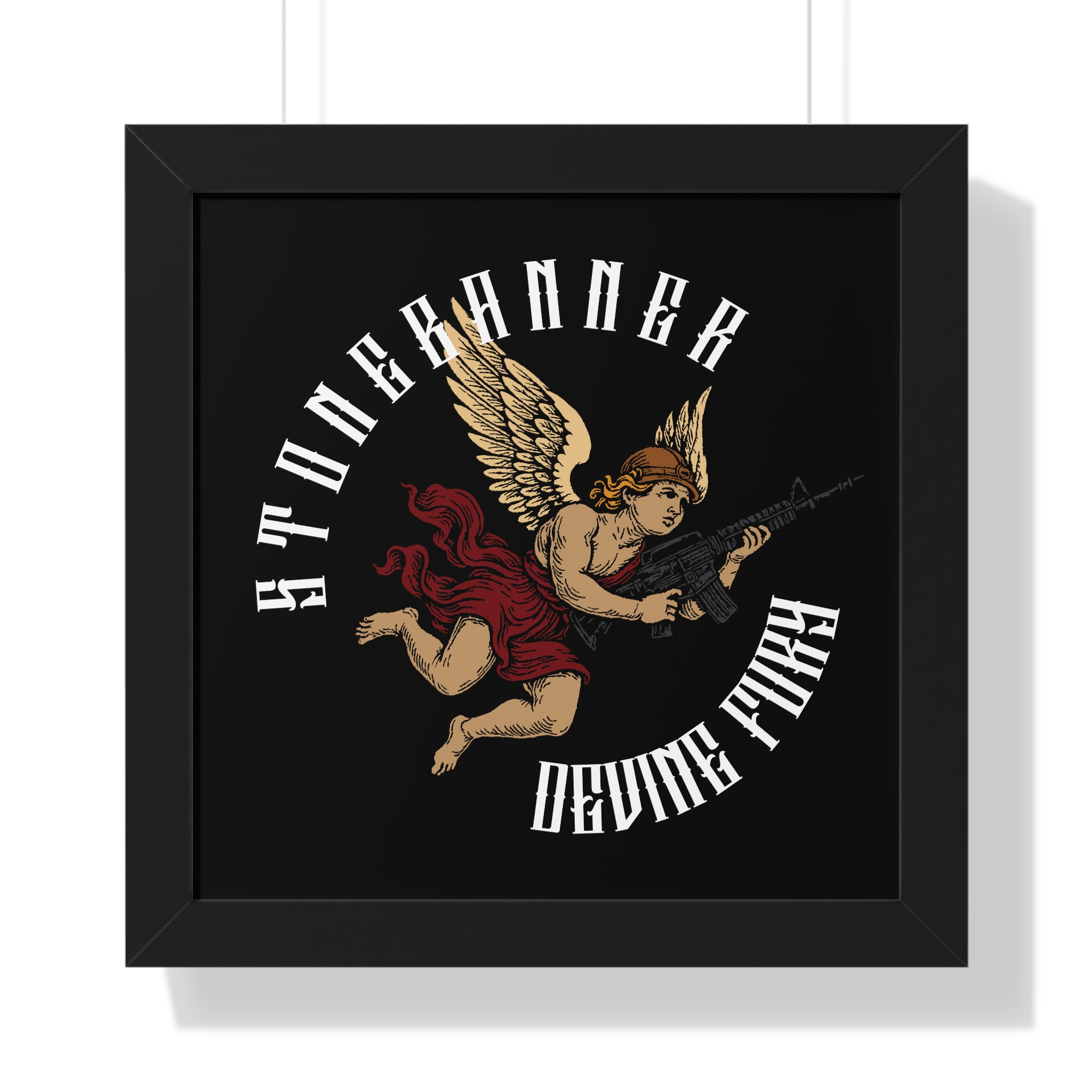 Divine Fury Framed Poster