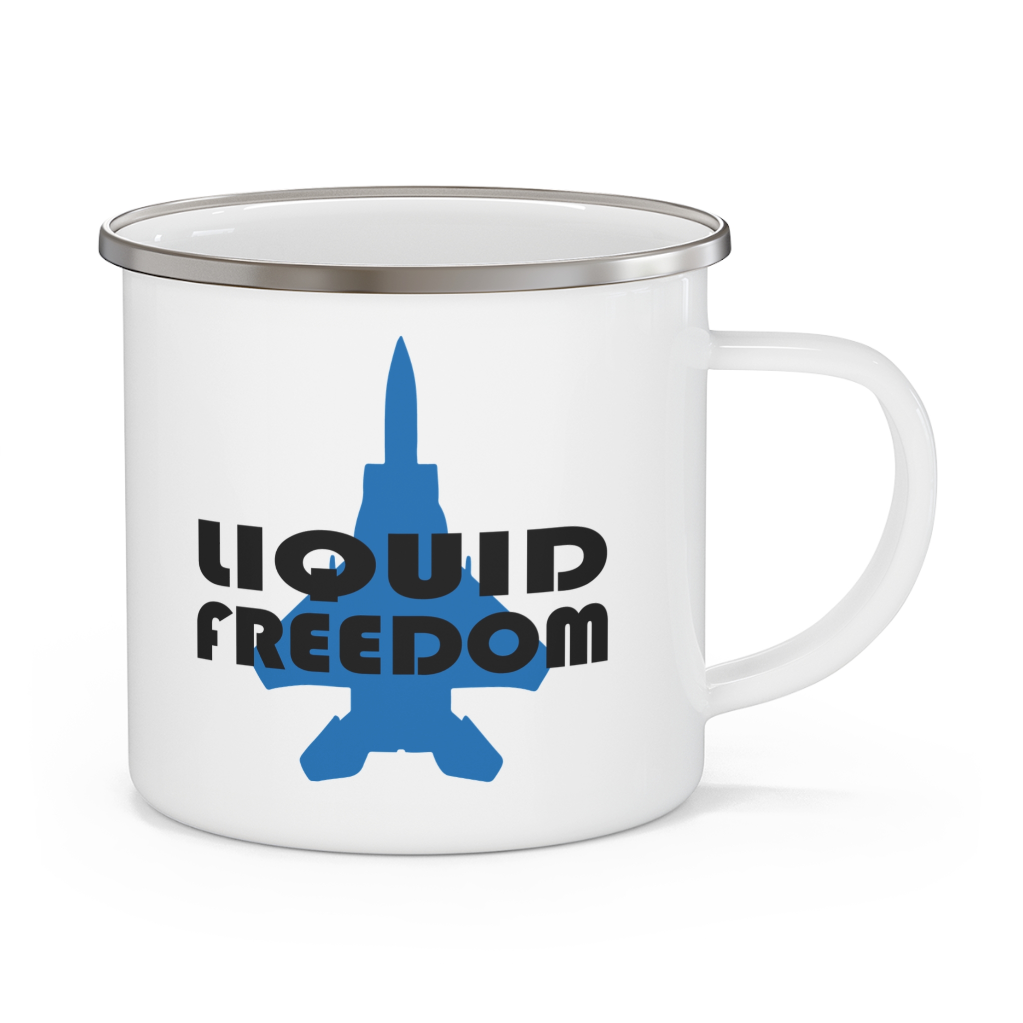 Liquid Freedom Enamel Mug