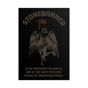 Stonebanner War & Peace Vintage Poster