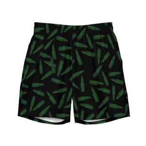 Round Pattern Swim Trunks