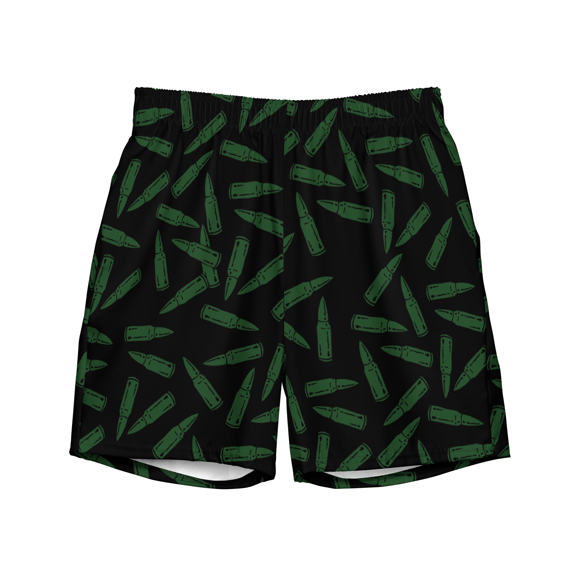 Round Pattern Swim Trunks